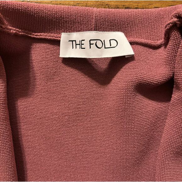 The Fold London Womens Small Cropped Knit Shrug Jacket Cardigan Open Front Boxy - Picture 5 of 14